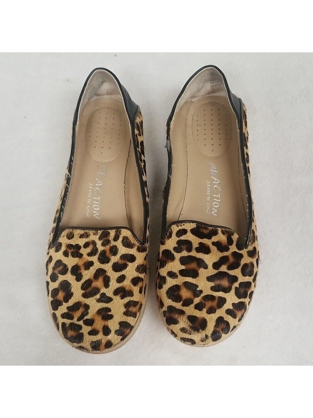 REACTION KENNETH COLE LEOPARD PRINT SLIP ON SHOES - Picture 1 of 8